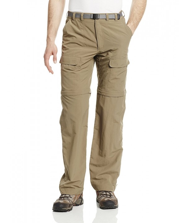 Men's Trail 34-Inch Inseam Convertible Pant - Bark - C911B9HX3PT