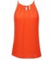 ZENNESSA ZENNESSAs Pleated Chiffon NeonOrange