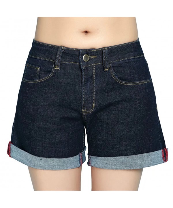 Betusline Womens Summer Waist Shorts